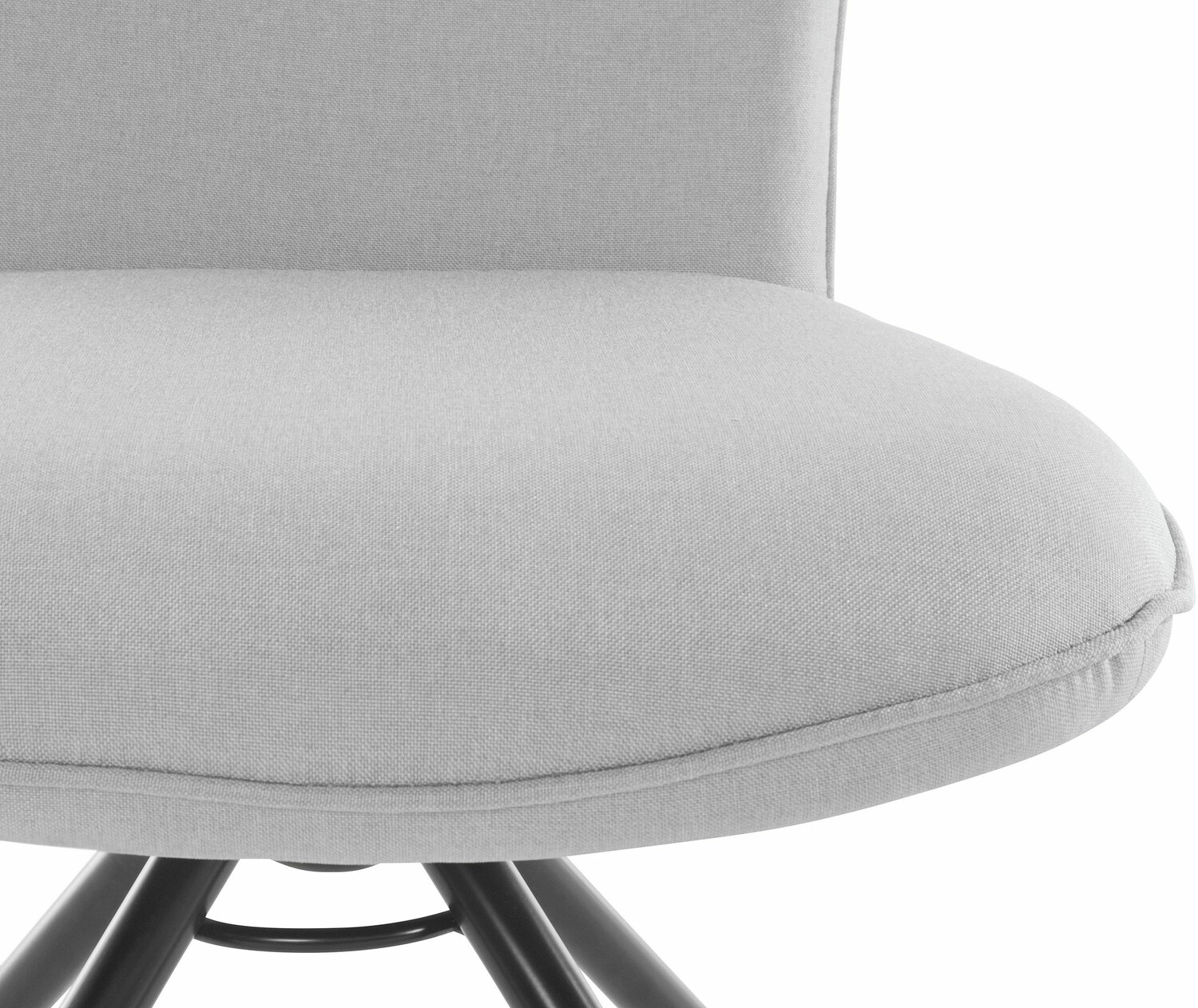 Stuhlset Denton 539 (Hellgrau + Schwarz)