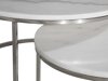 Couchtischset Scandinavian Choice 851 (Weisser Marmor + Silber)
