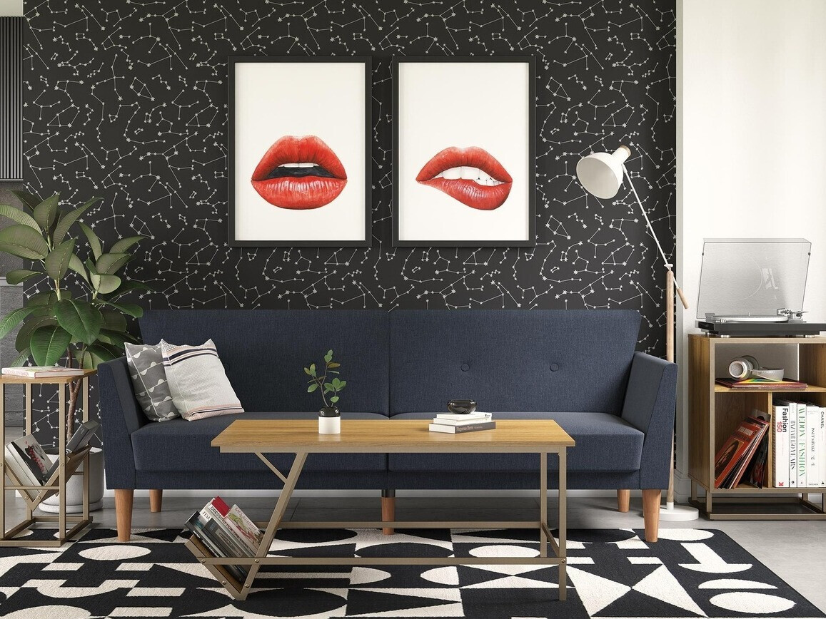 Schlafsofa Novogratz 110 (Blau)