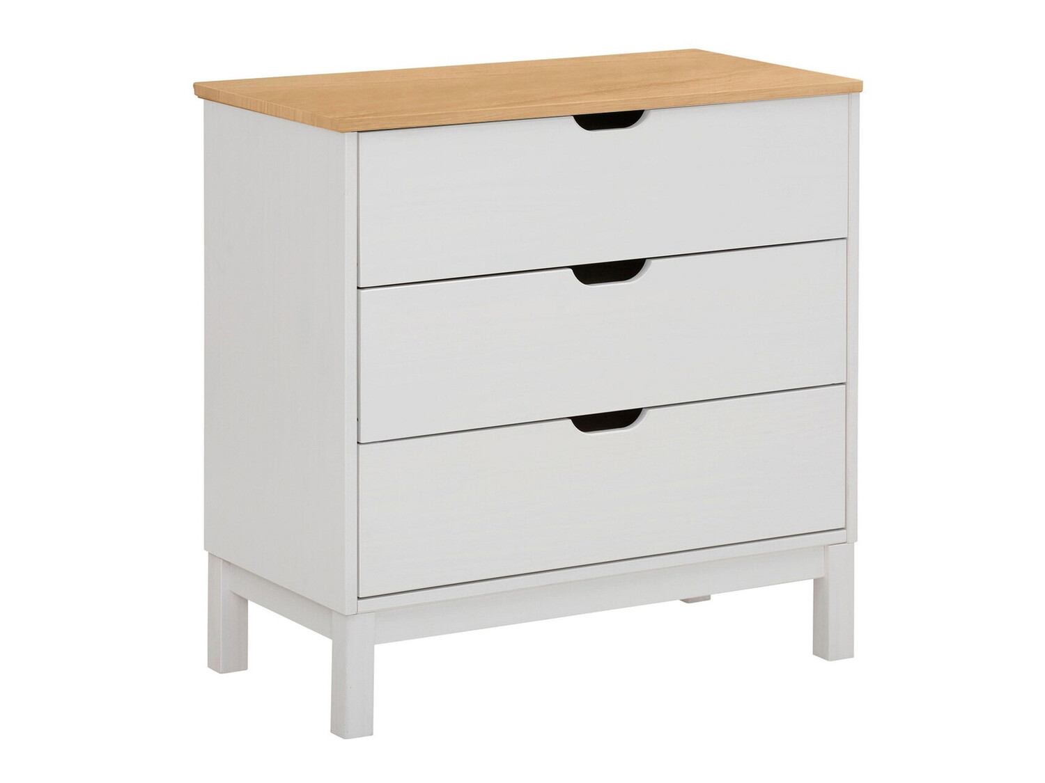 Kommoden Denton 544 (Weiss + Braun)