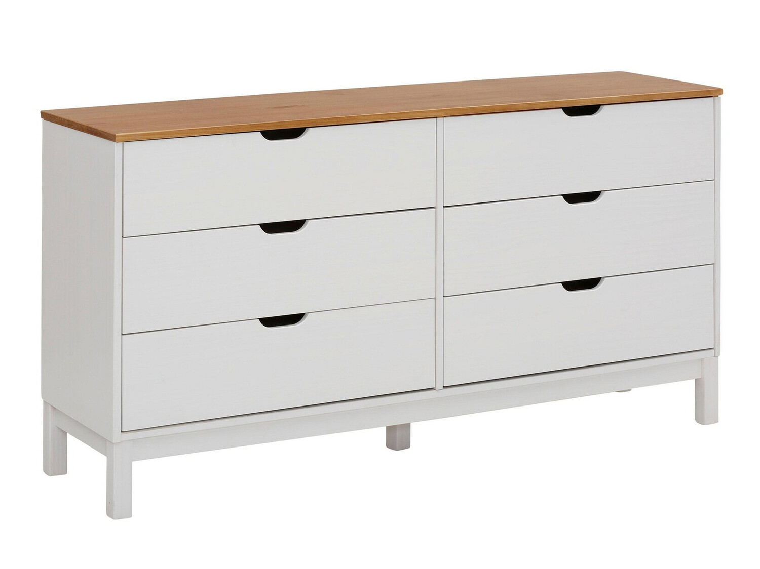 Kommoden Denton 546 (Weiss + Braun)