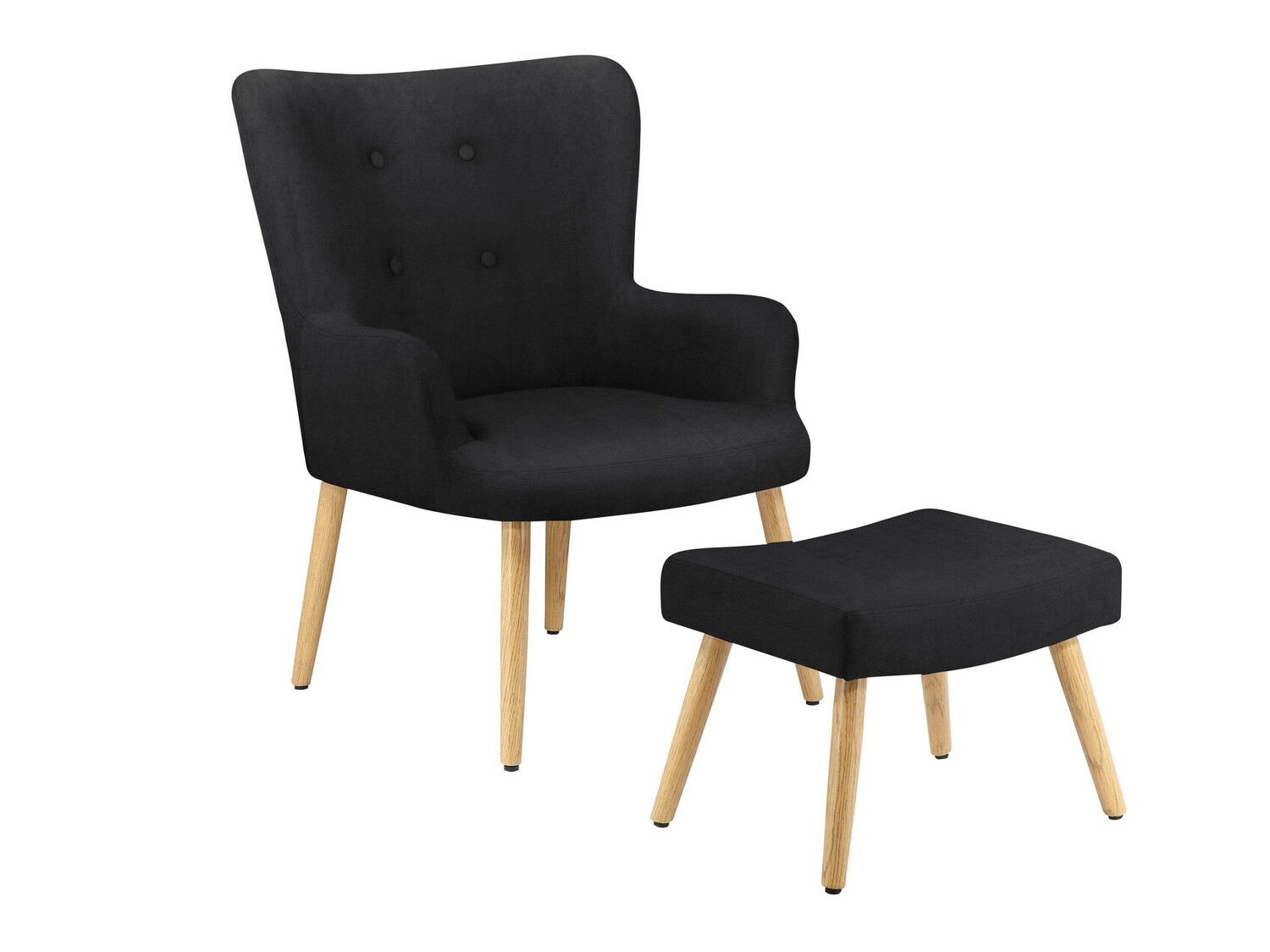 Sessel Denton 326 (Schwarz + Braun)