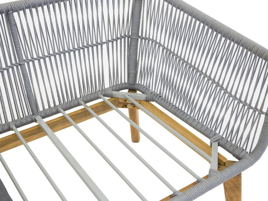 Gartenmöbel-Set Dallas 661 (Grau + Akazie)