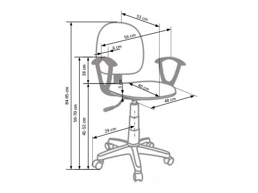 Kinderstuhl Houston 210 (Grau)