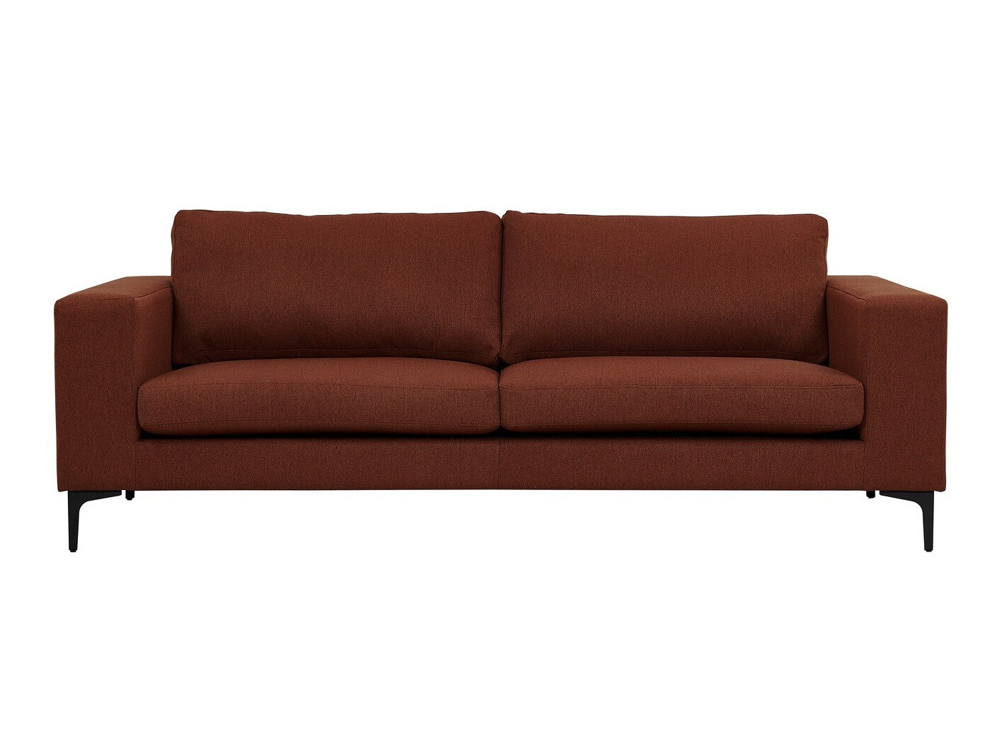 Sofa Dallas 2910 (Dunkelbraun + Schwarz)