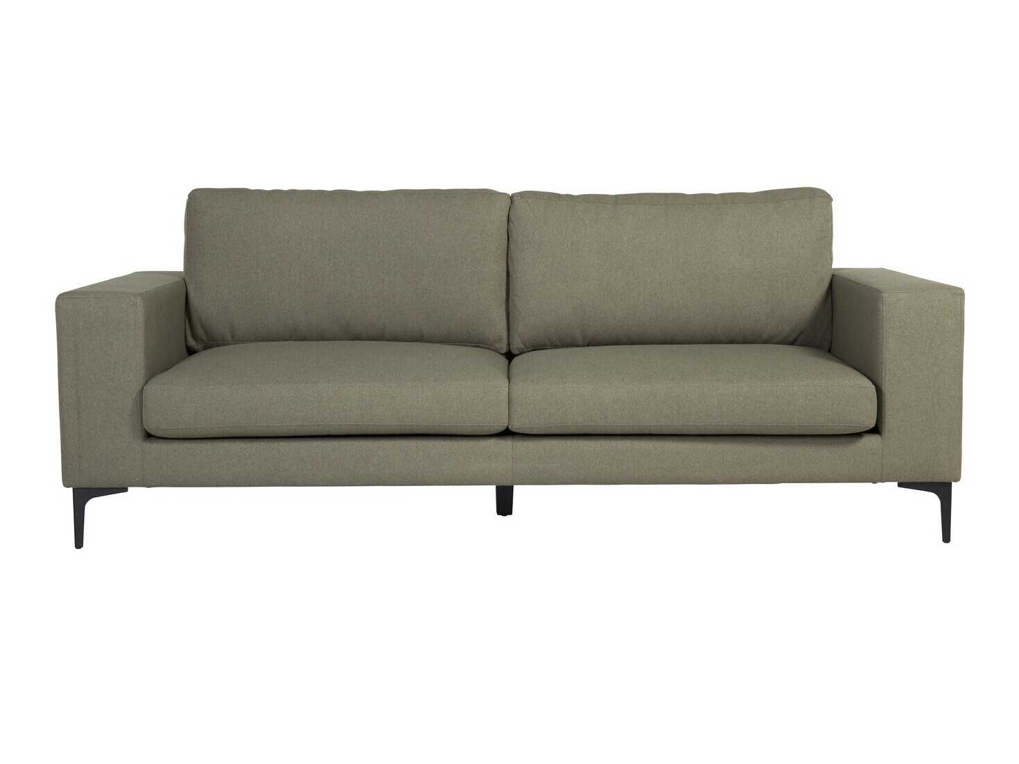 Sofa Dallas 2910 (Staubiges Grün + Schwarz)