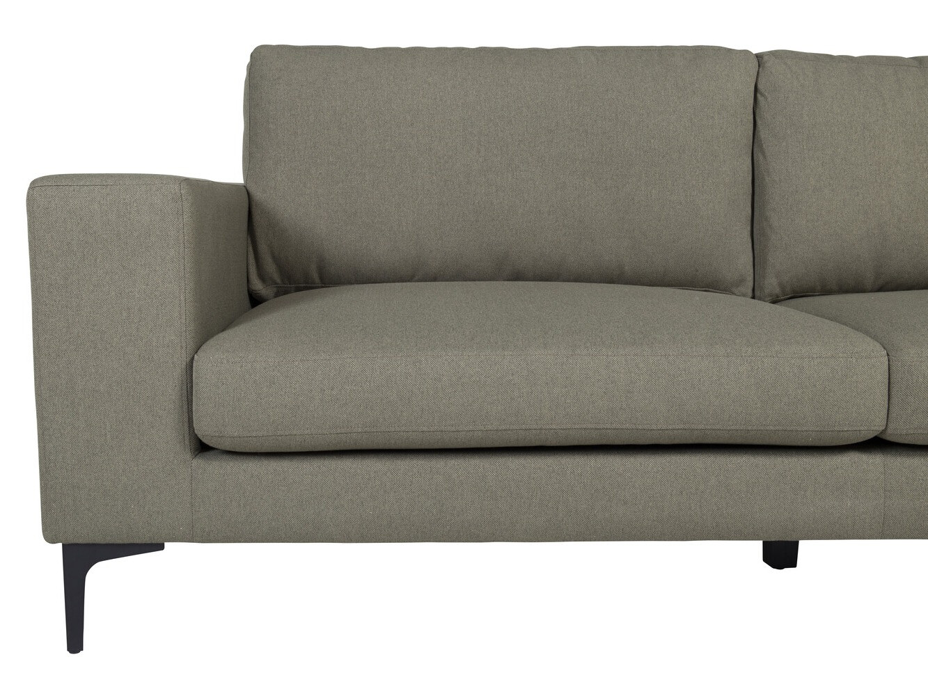 Sofa Dallas 2910 (Staubiges Grün + Schwarz)