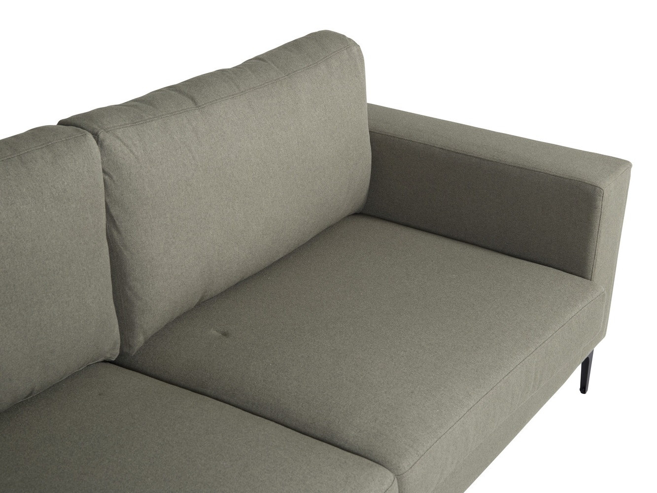 Sofa Dallas 2910 (Staubiges Grün + Schwarz)