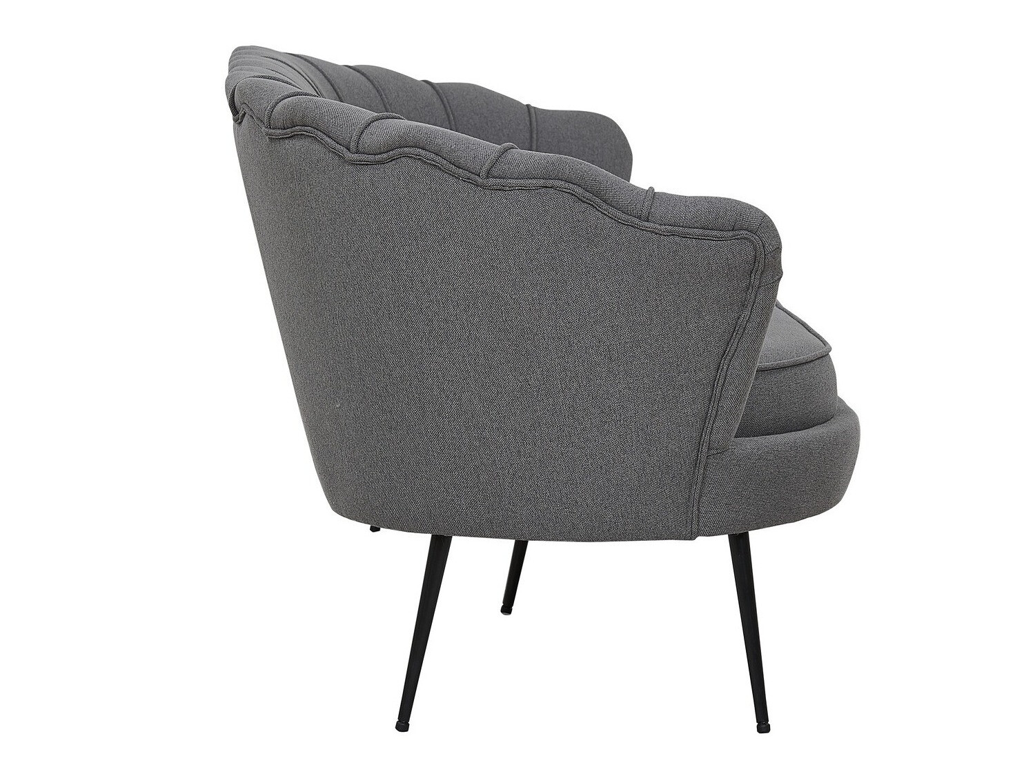 Sofa Dallas 2917 (Grau + Schwarz)