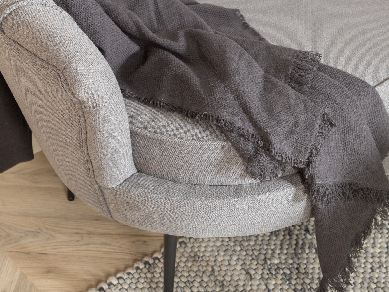 Sofa Dallas 2917 (Grau + Schwarz)