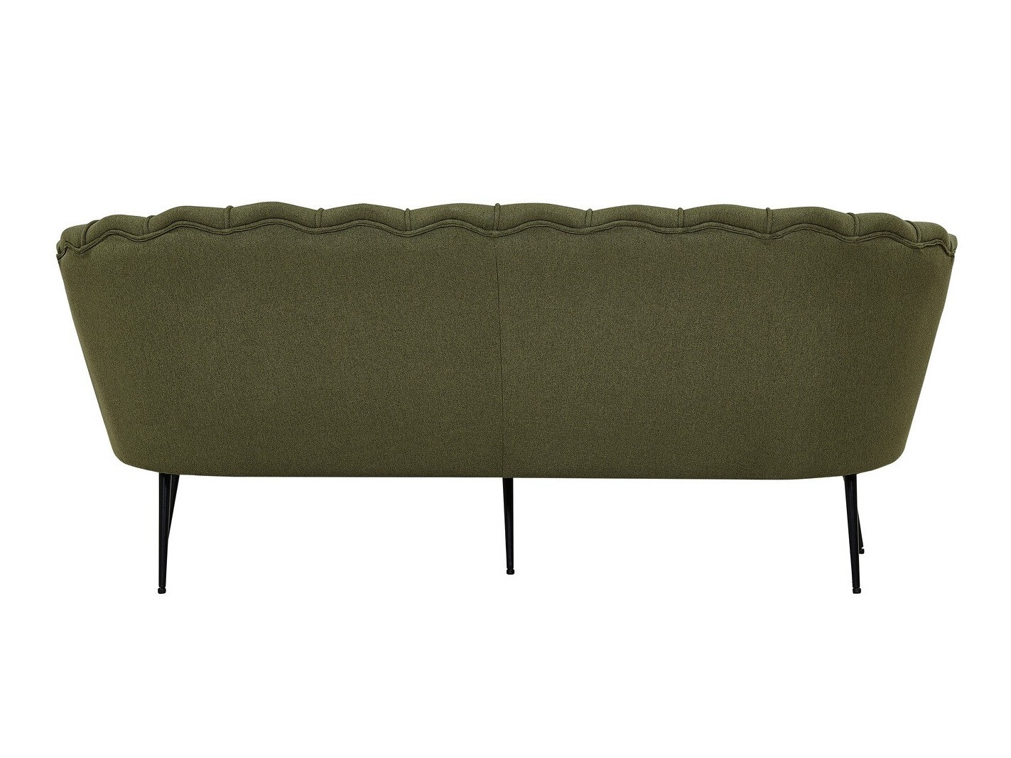 Sofa Dallas 2917 (Staubiges Grün + Schwarz)