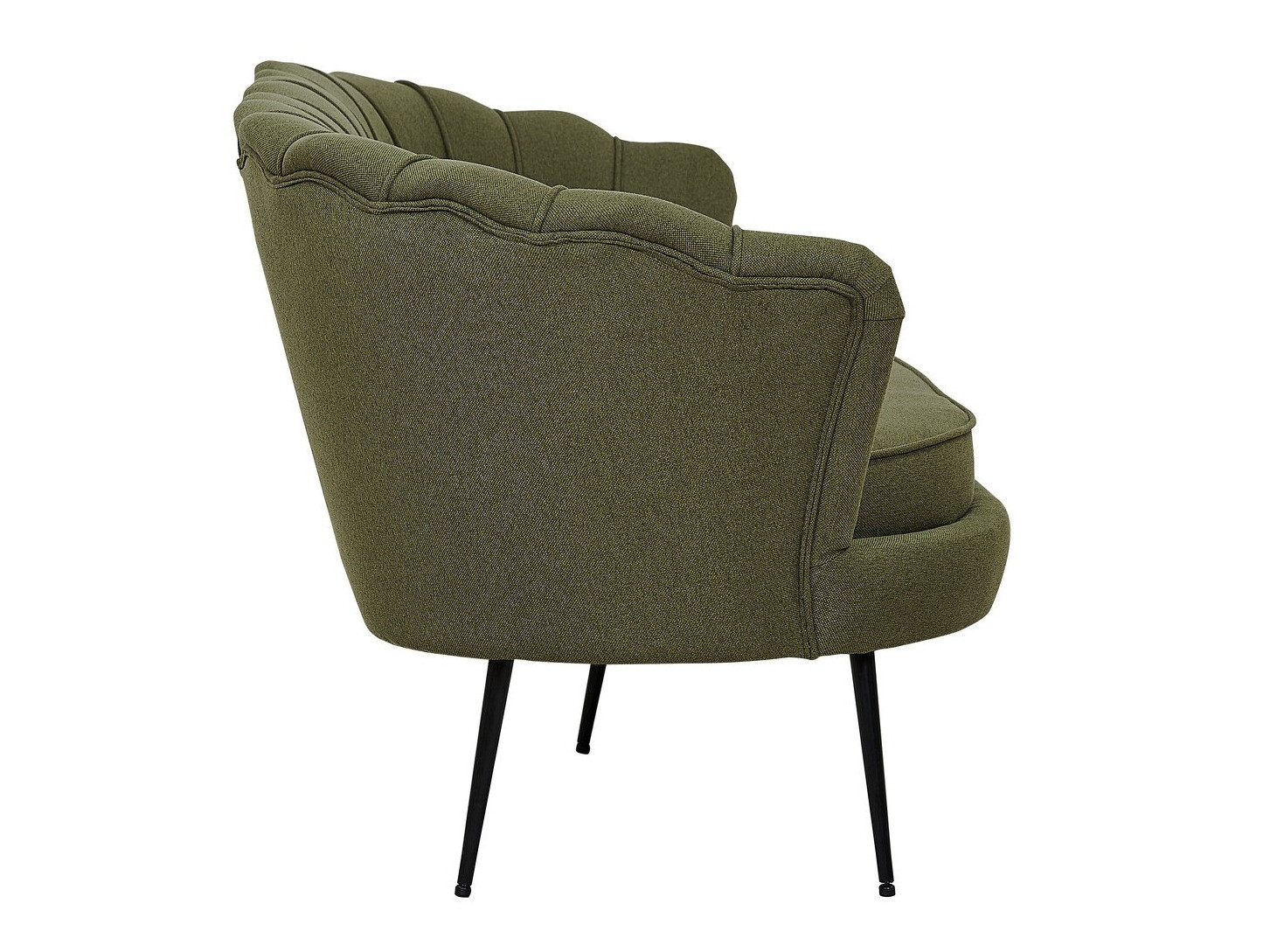 Sofa Dallas 2917 (Staubiges Grün + Schwarz)