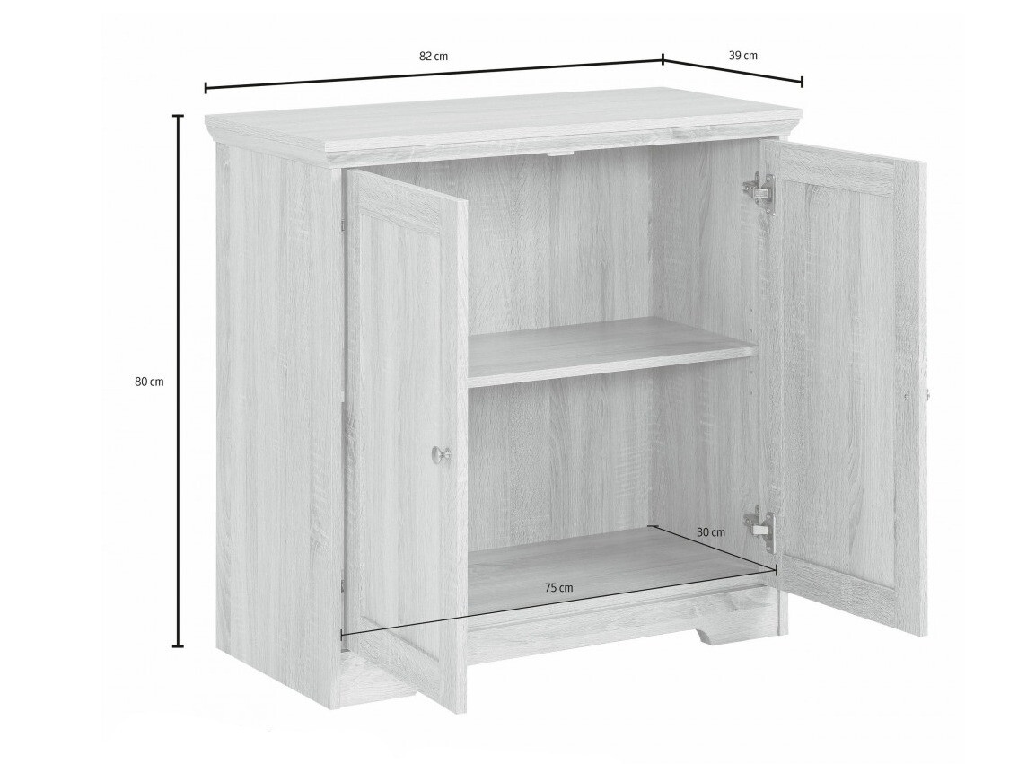 Sideboard Odemela 102 (Eiche hell)