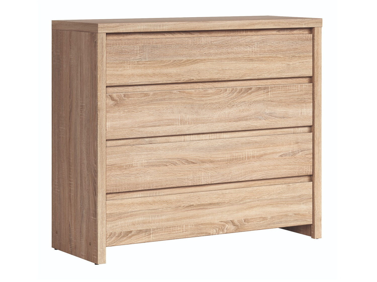 Kommoden Nolroma 105 (Weiss + Sonoma eichenholz)