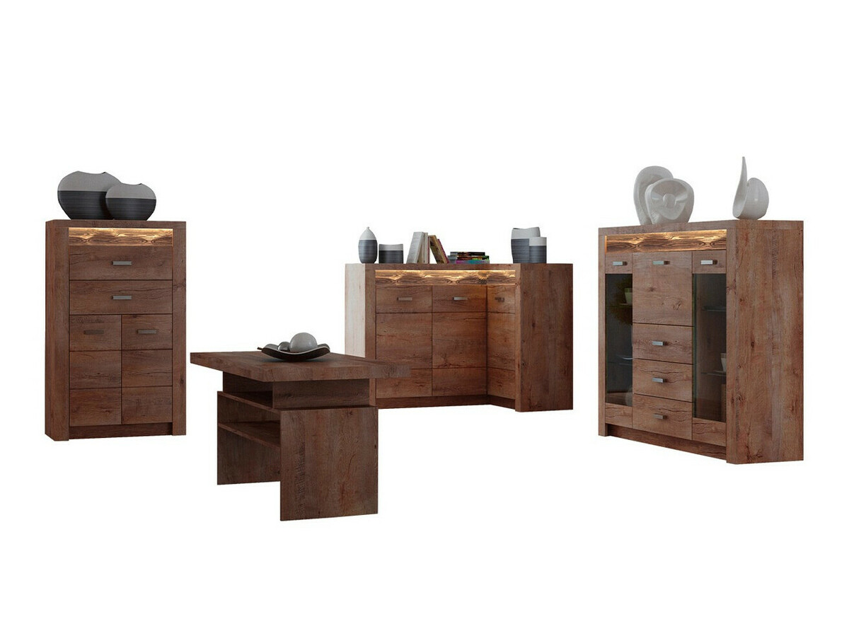 Wohnzimmer-Set Serfeno 121 (Eschenholz)
