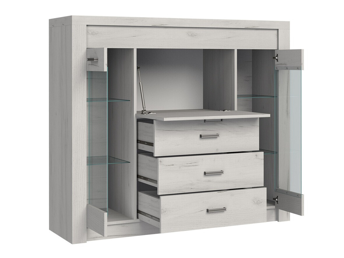 Wohnzimmer-Sets Serfeno 122 (Esche dunkel)