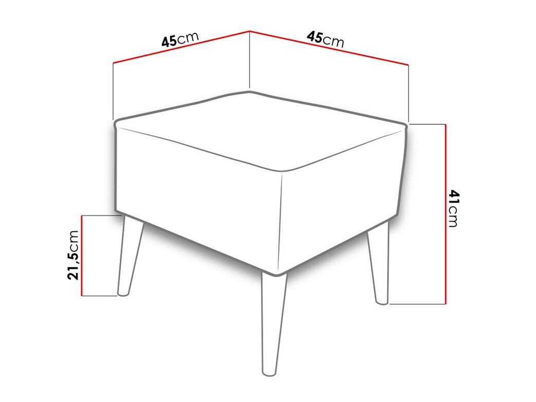 Hocker Comfivo Ulmus I (Kronos 22)