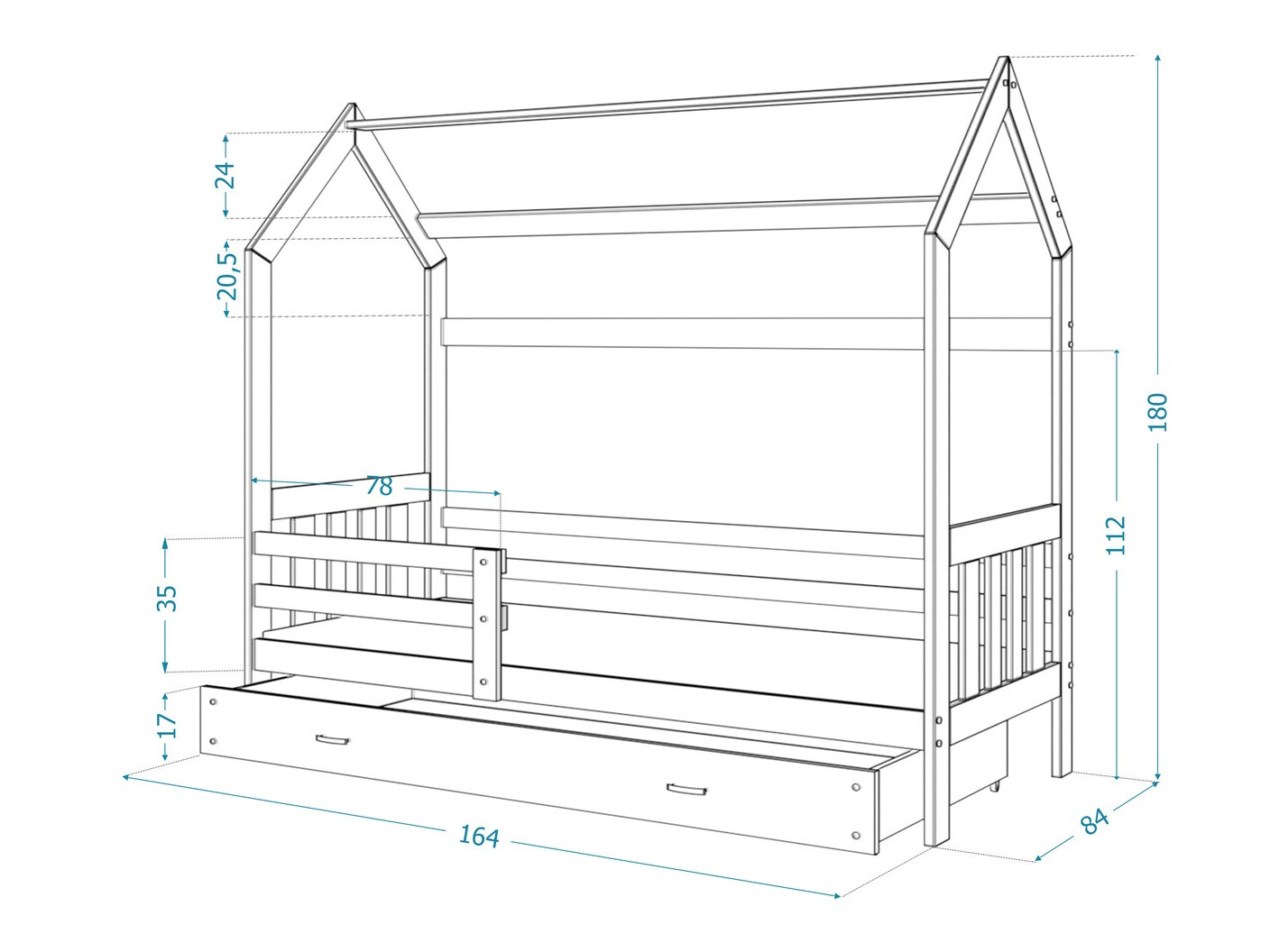 Bett Aurora 122