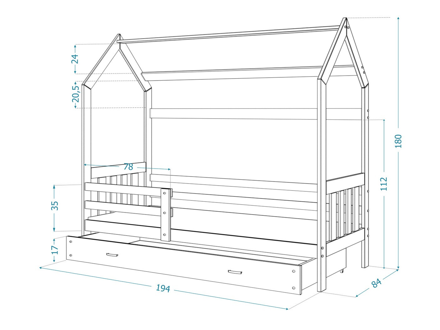 Bett Aurora 123