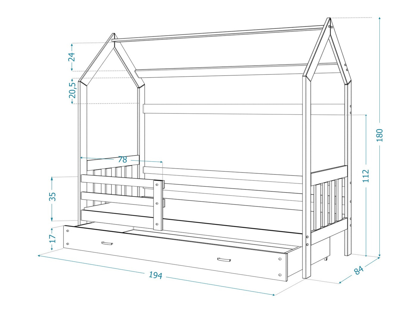 Bett Aurora 123