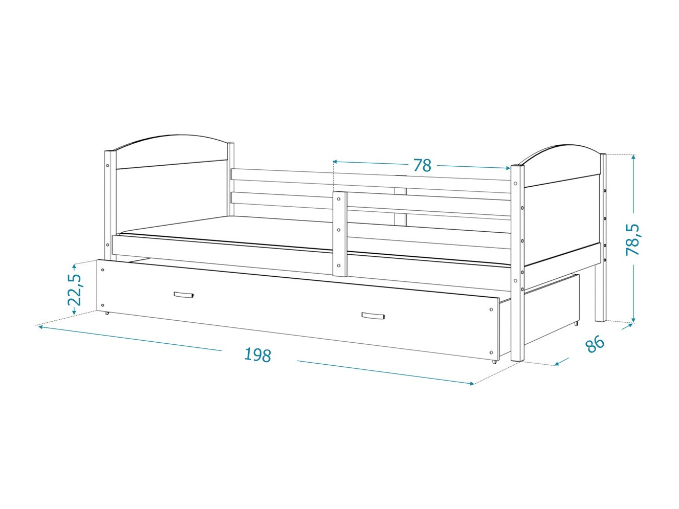 Bett Aurora 128