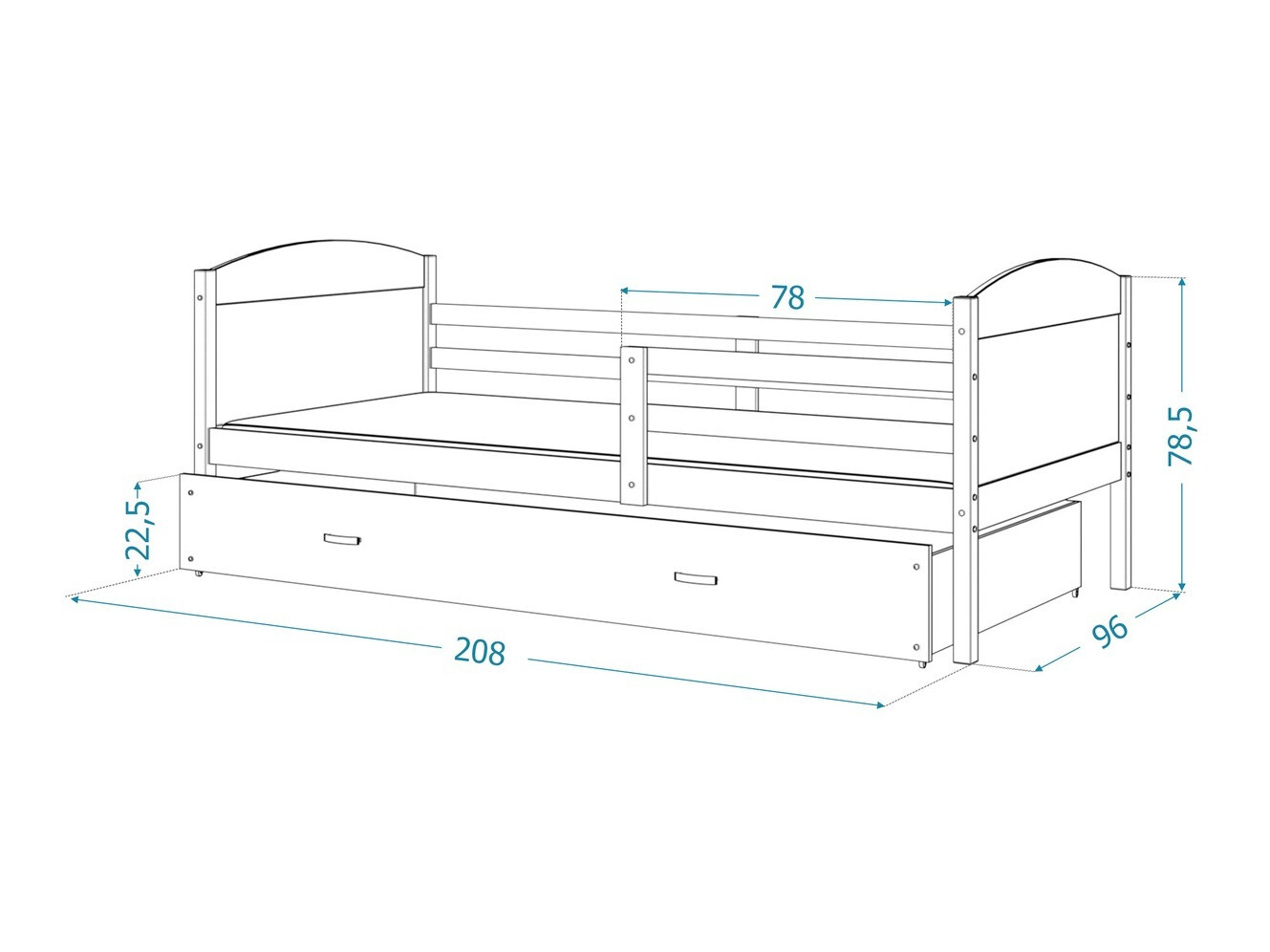 Bett Aurora 129