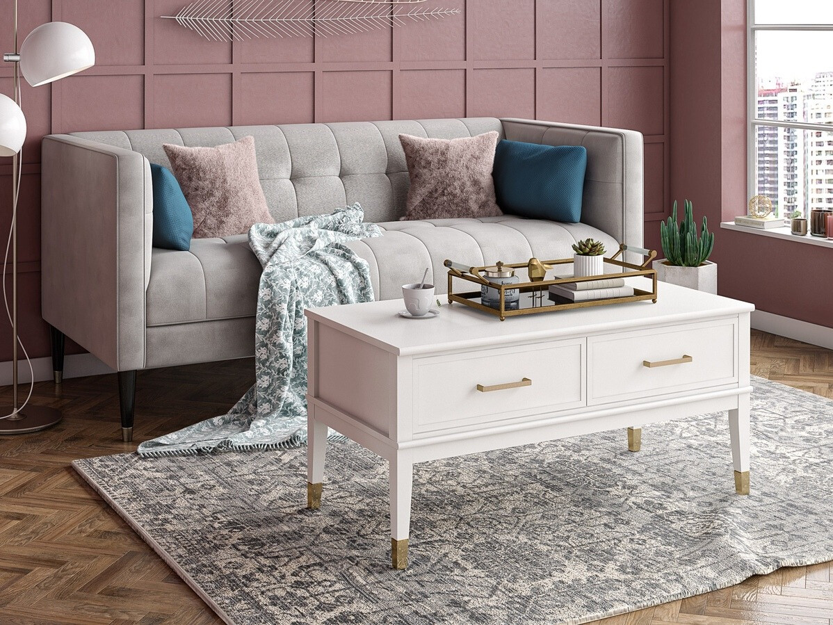 Couchtisch-Transformer CosmoLiving by Cosmopolitan Belromu 105 (Weiss)