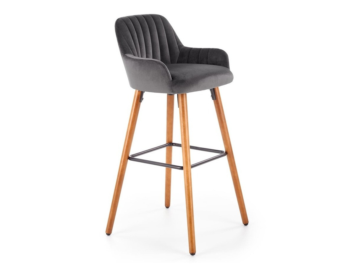 Barstuhl Houston 844 (Grau + Braun)