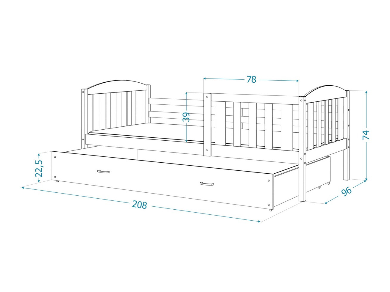Bett Aurora 126