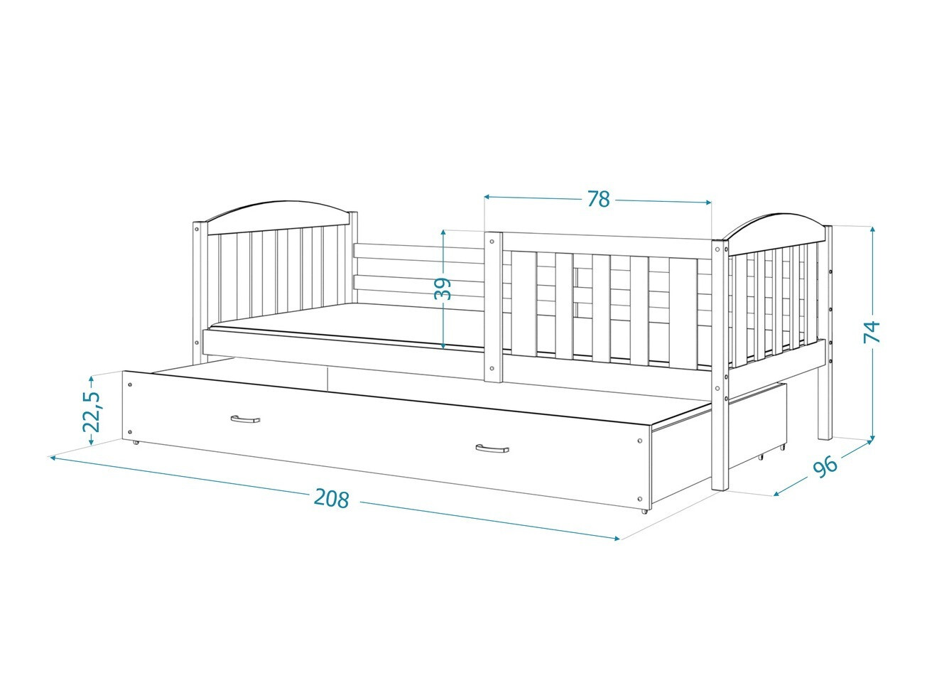 Bett Aurora 126