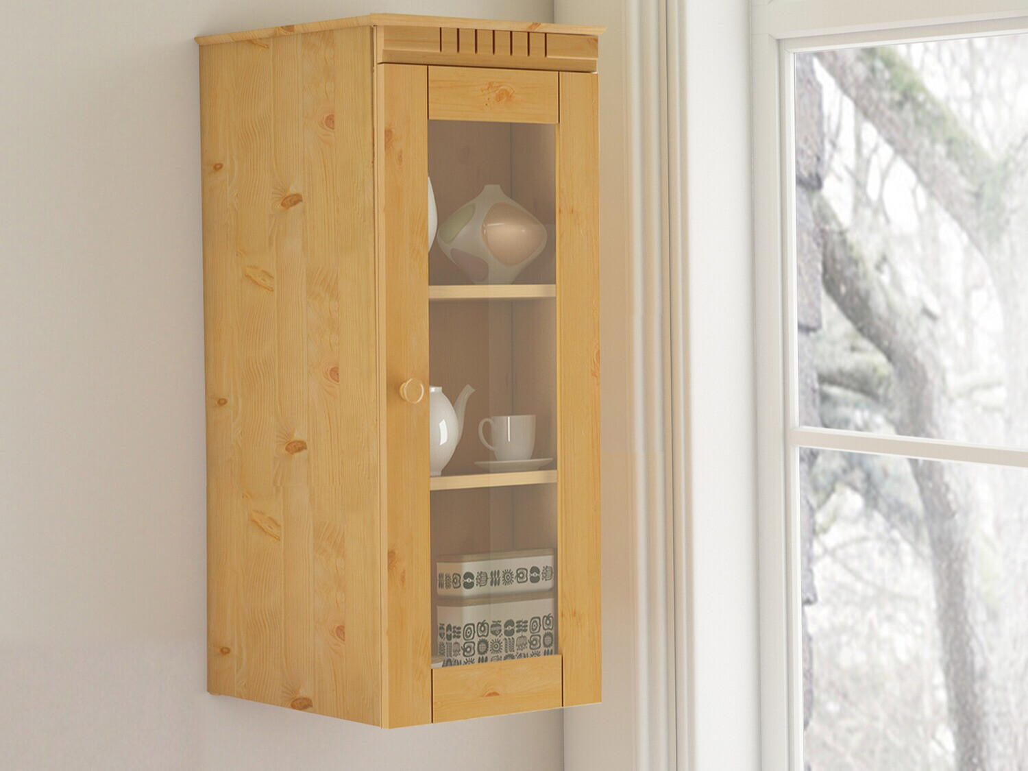 Wandregal Elbelba 104 (Hellbraun)