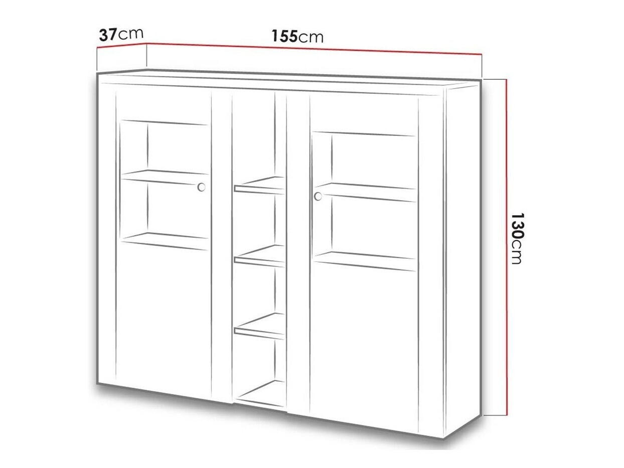 Sideboard Salelbo 105 (Riviera eiche)