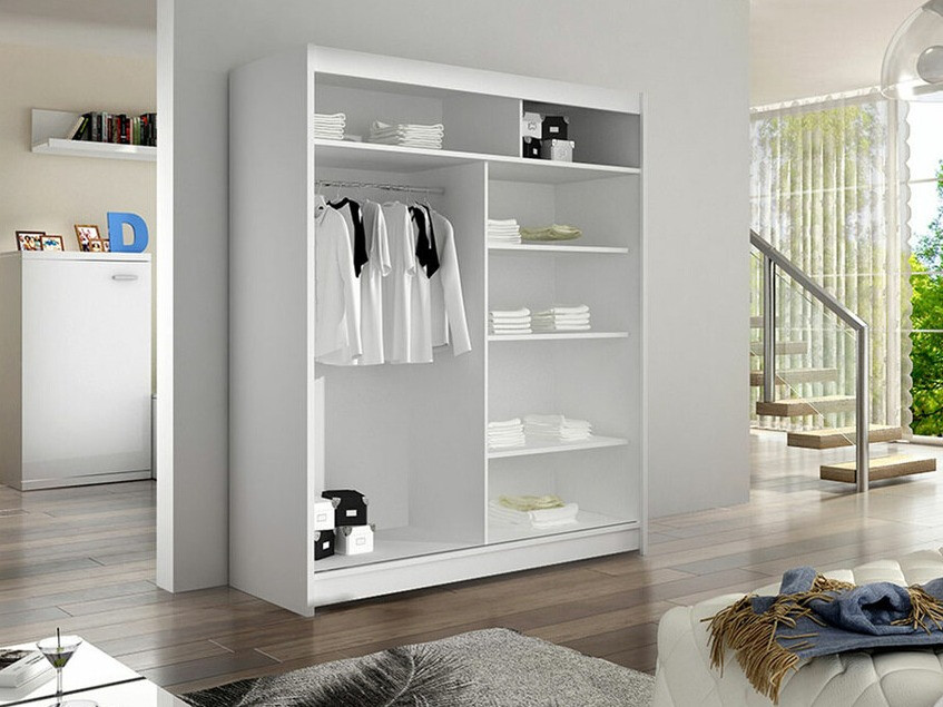 Kleiderschrank Closico Salvor V (Schwarz + Artisan-Eiche)