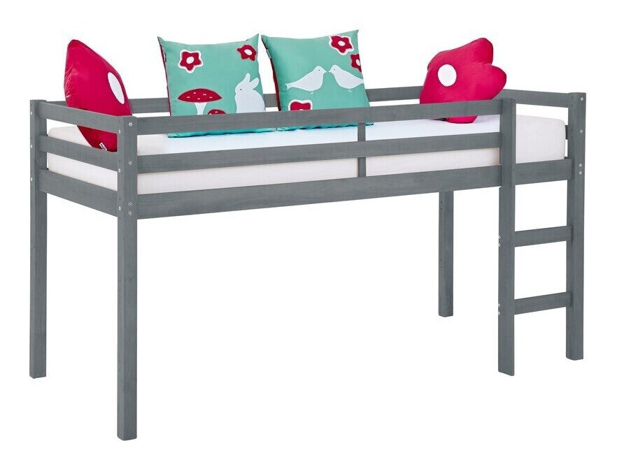 Hohes Bett Ruvfiva 101 (Grau)