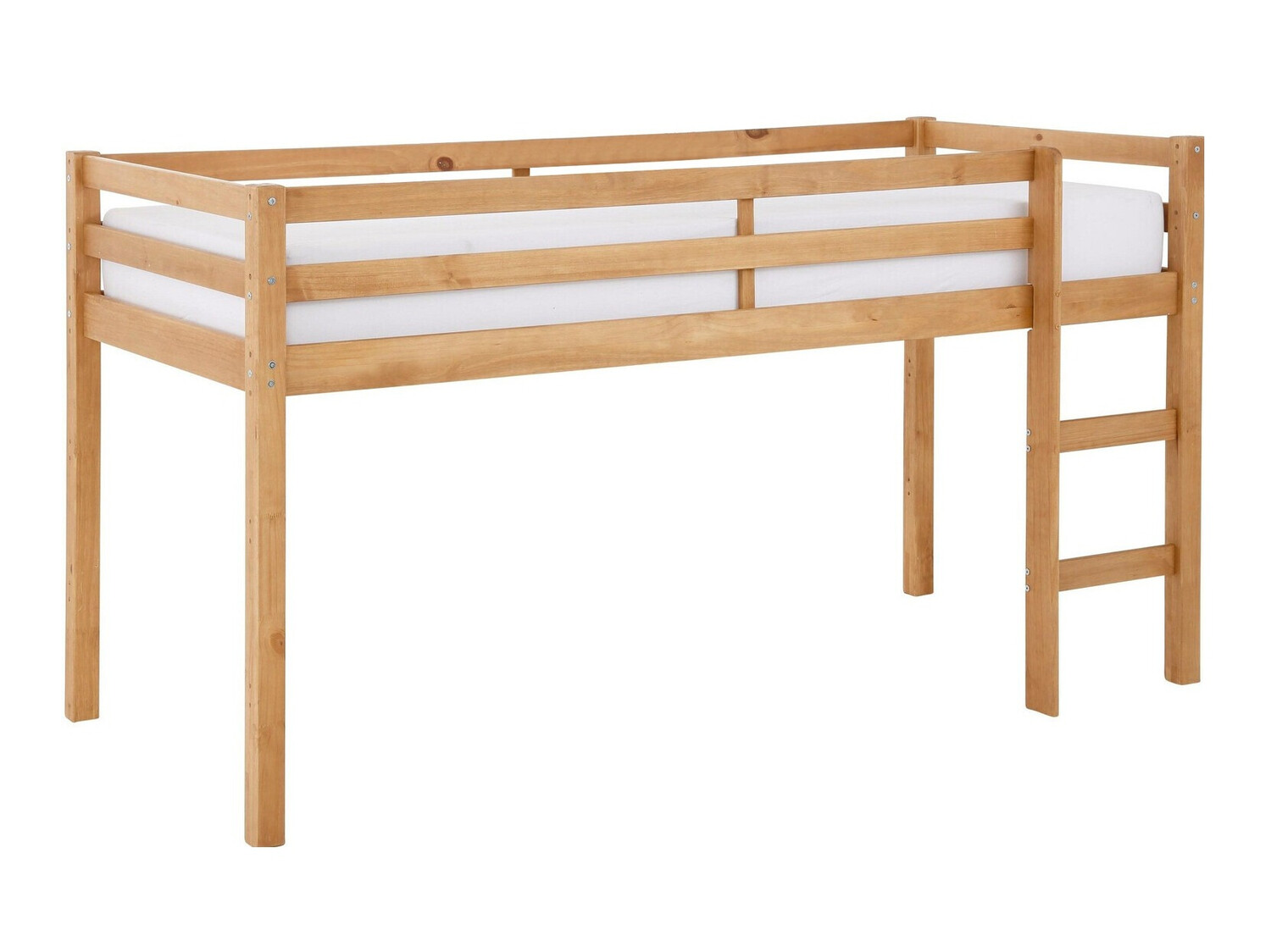 Hohes Bett Ruvfiva 101 (Kiefernholzoptik)