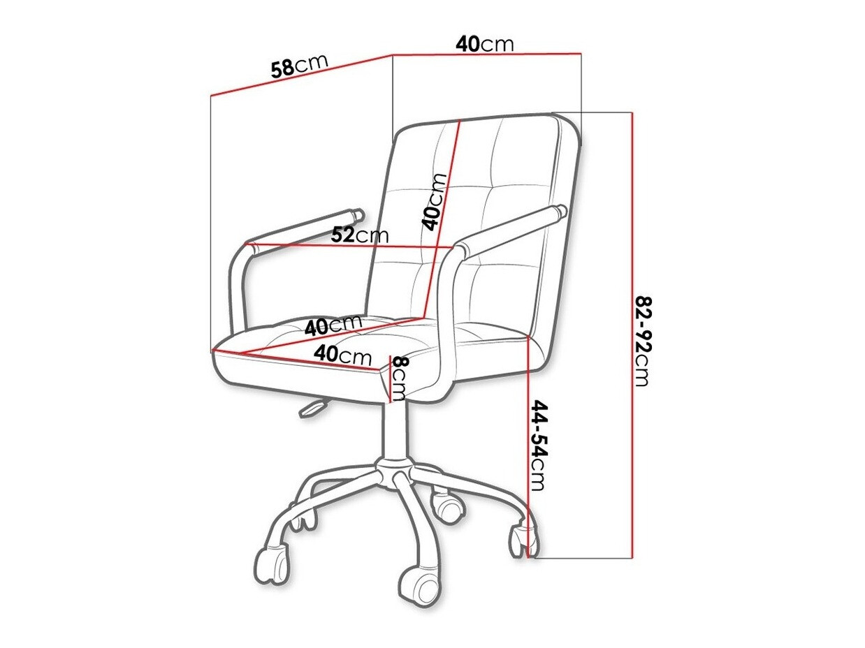 Bürostuhl Comfivo Hilaritas I (Schwarz)