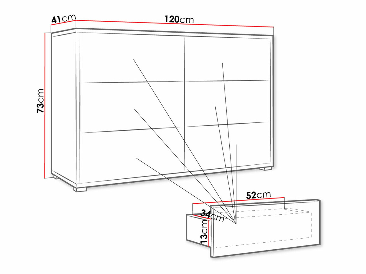 Kommoden Comfivo Tutela II (Weiss)