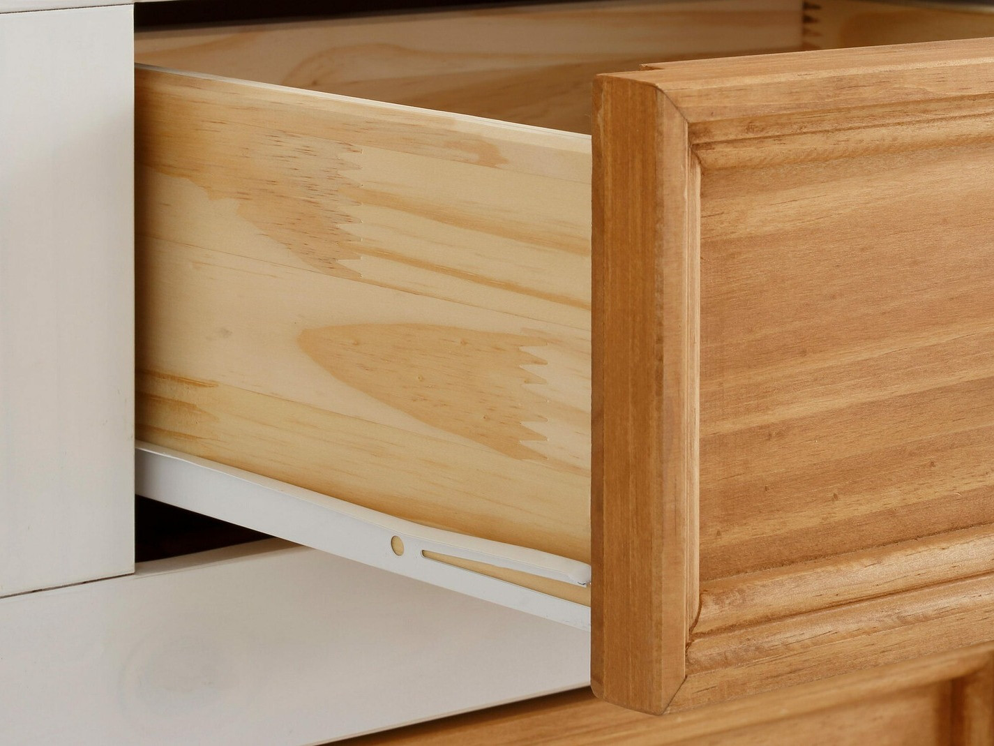 Kommoden Tolelio 100 (Weiss + Kiefernholzoptik)