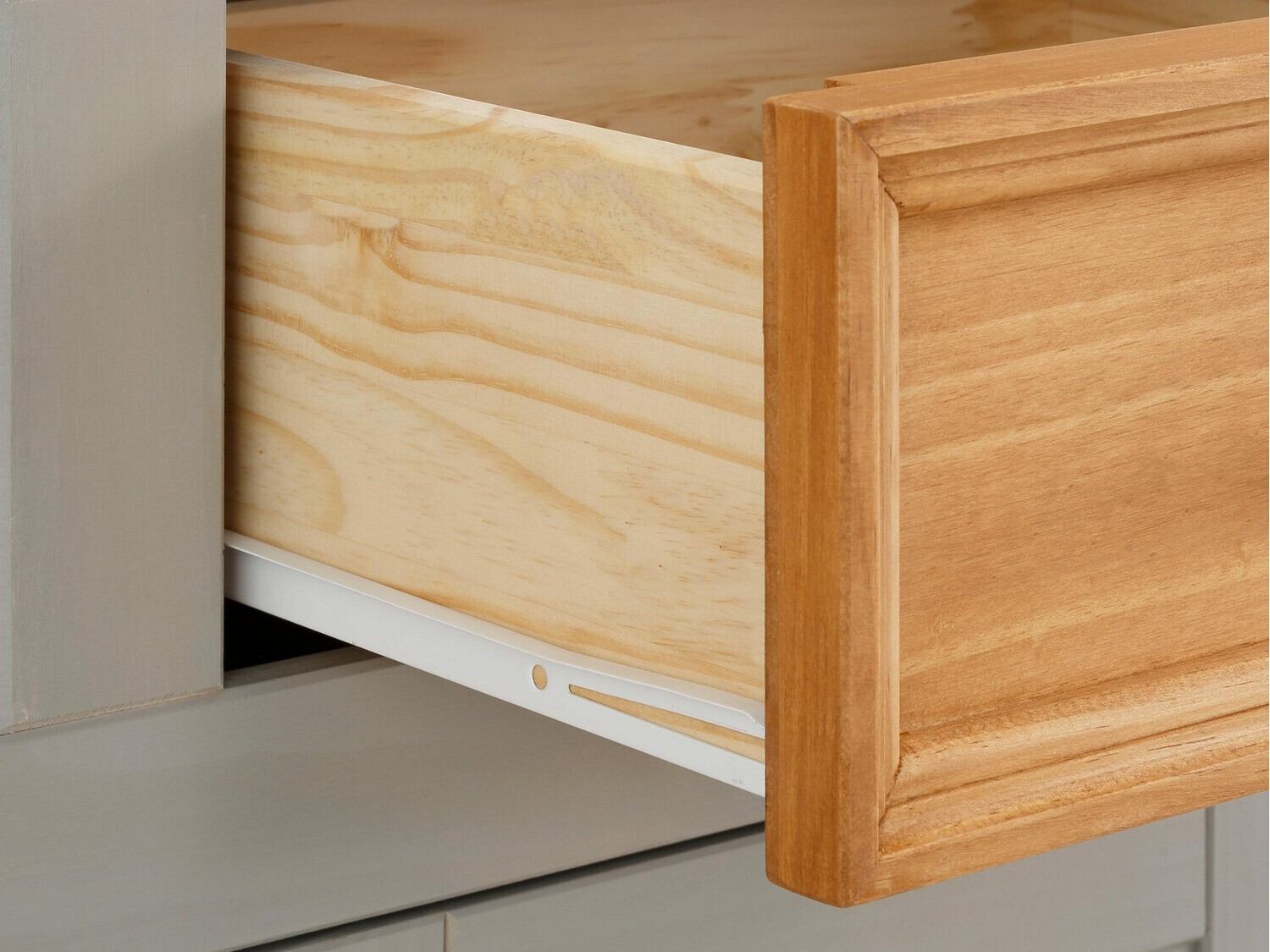 Kommoden Tolelio 101 (Grau + Kiefernholzoptik)