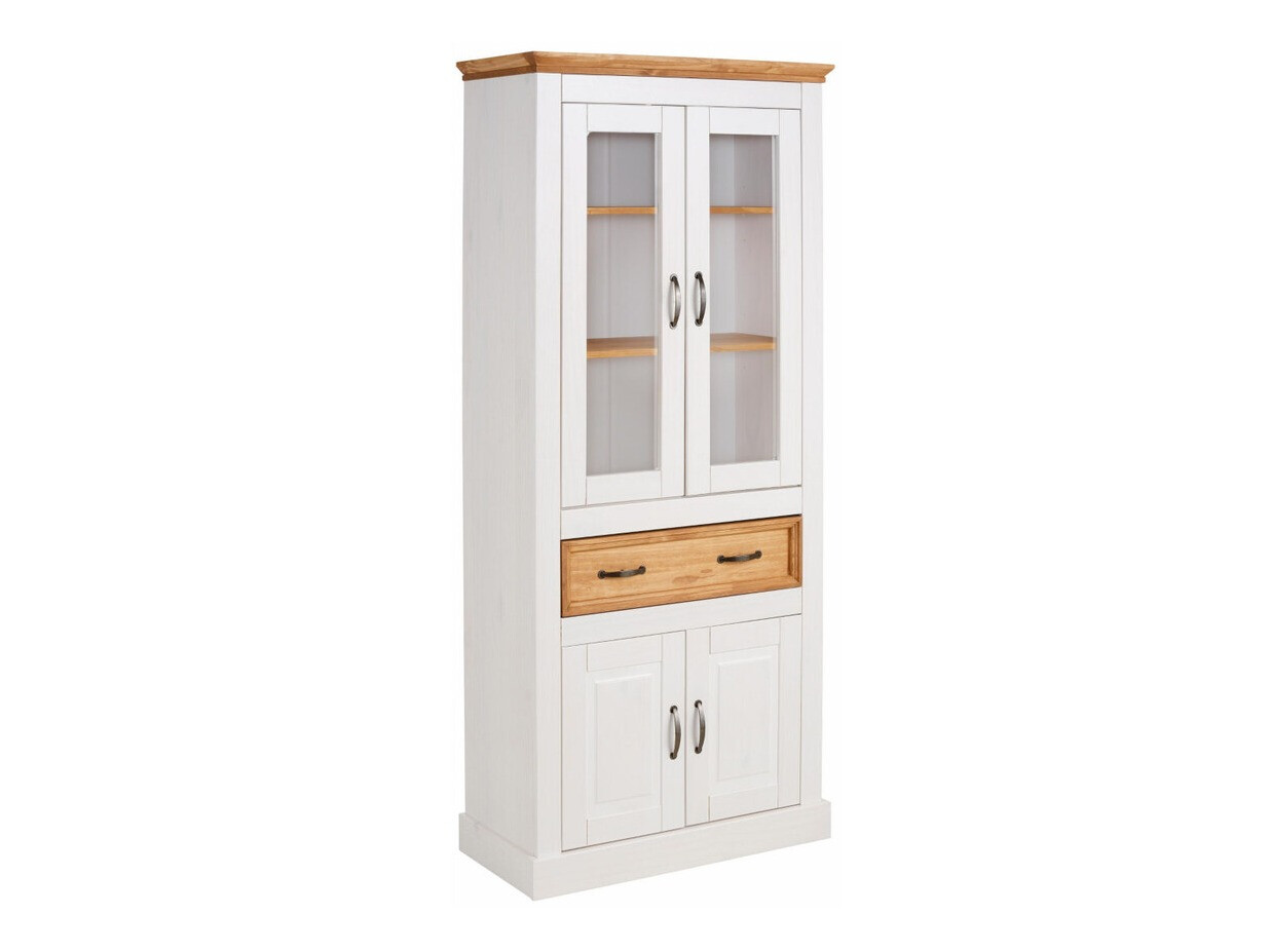 Regal Tolelio 103 (Weiss + Kiefernholzoptik)