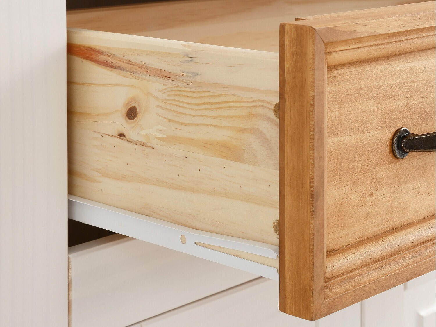 Regal Tolelio 103 (Weiss + Kiefernholzoptik)