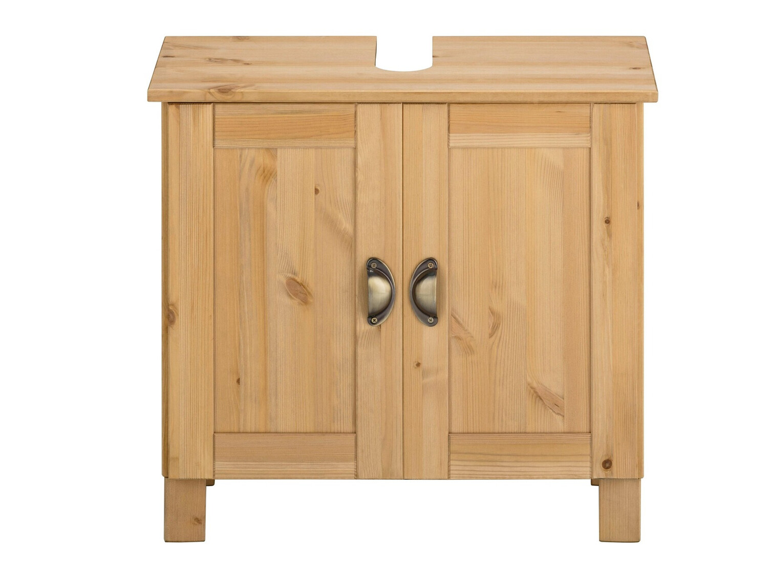 Stehender Badezimmerschrank für ein Waschbecken Serelbu 103 (Kiefernholzoptik)