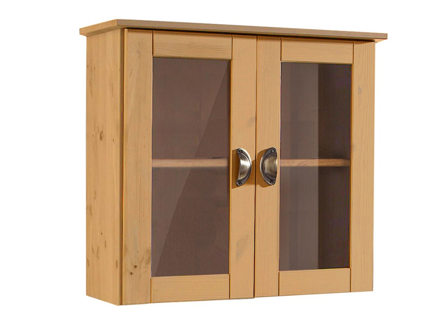 Wandhängeschrank für Badezimmer Serelbu 102 (Kiefernholzoptik)