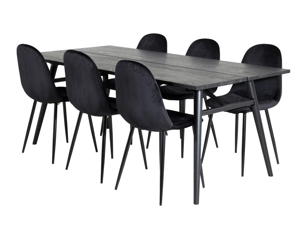 Essgruppe Dallas 1786 (Schwarz)