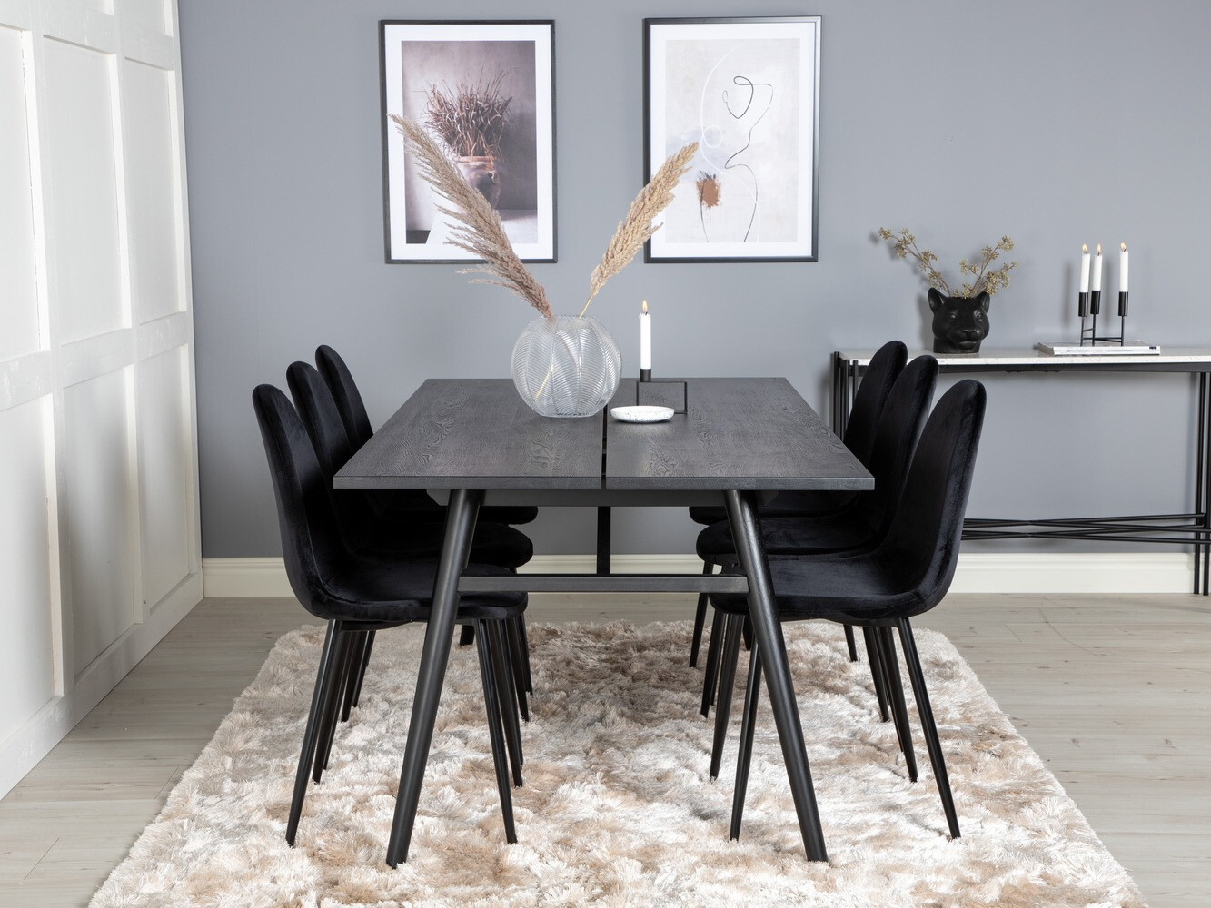 Essgruppe Dallas 1786 (Schwarz)