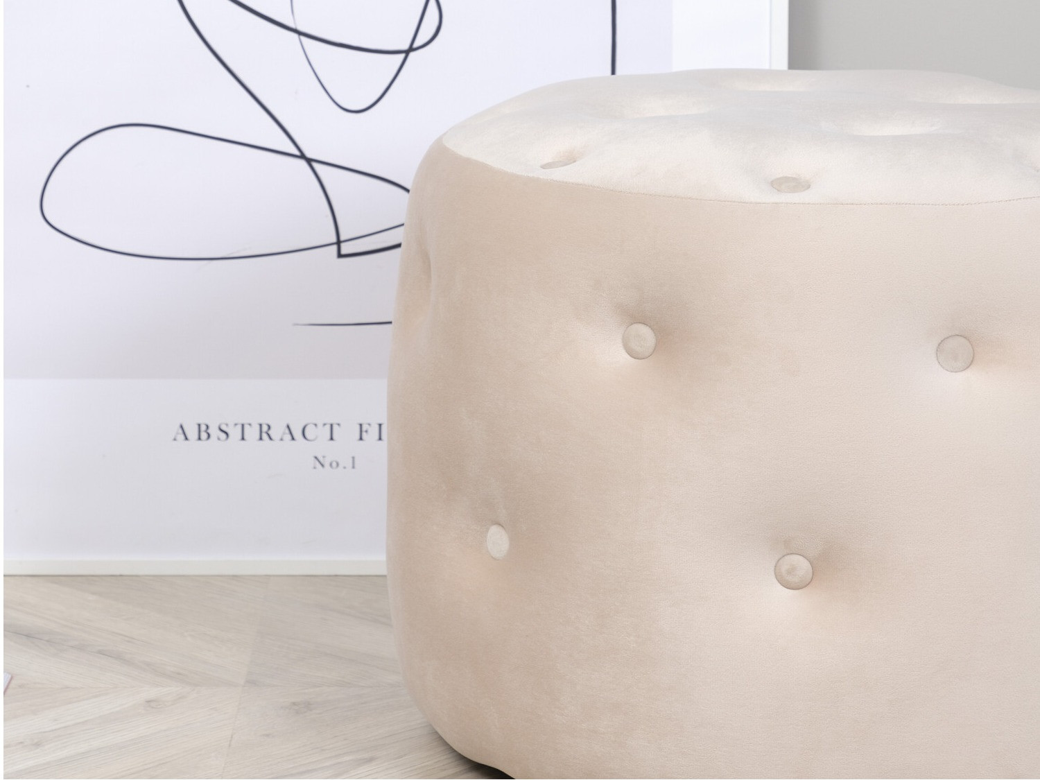 Hocker Dallas 2915 (Cremefarben)