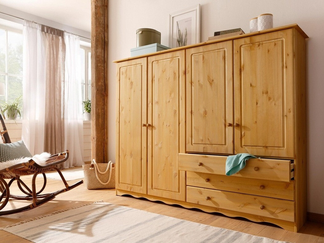 Kleiderschrank Denton 240 (Kiefernholzoptik)
