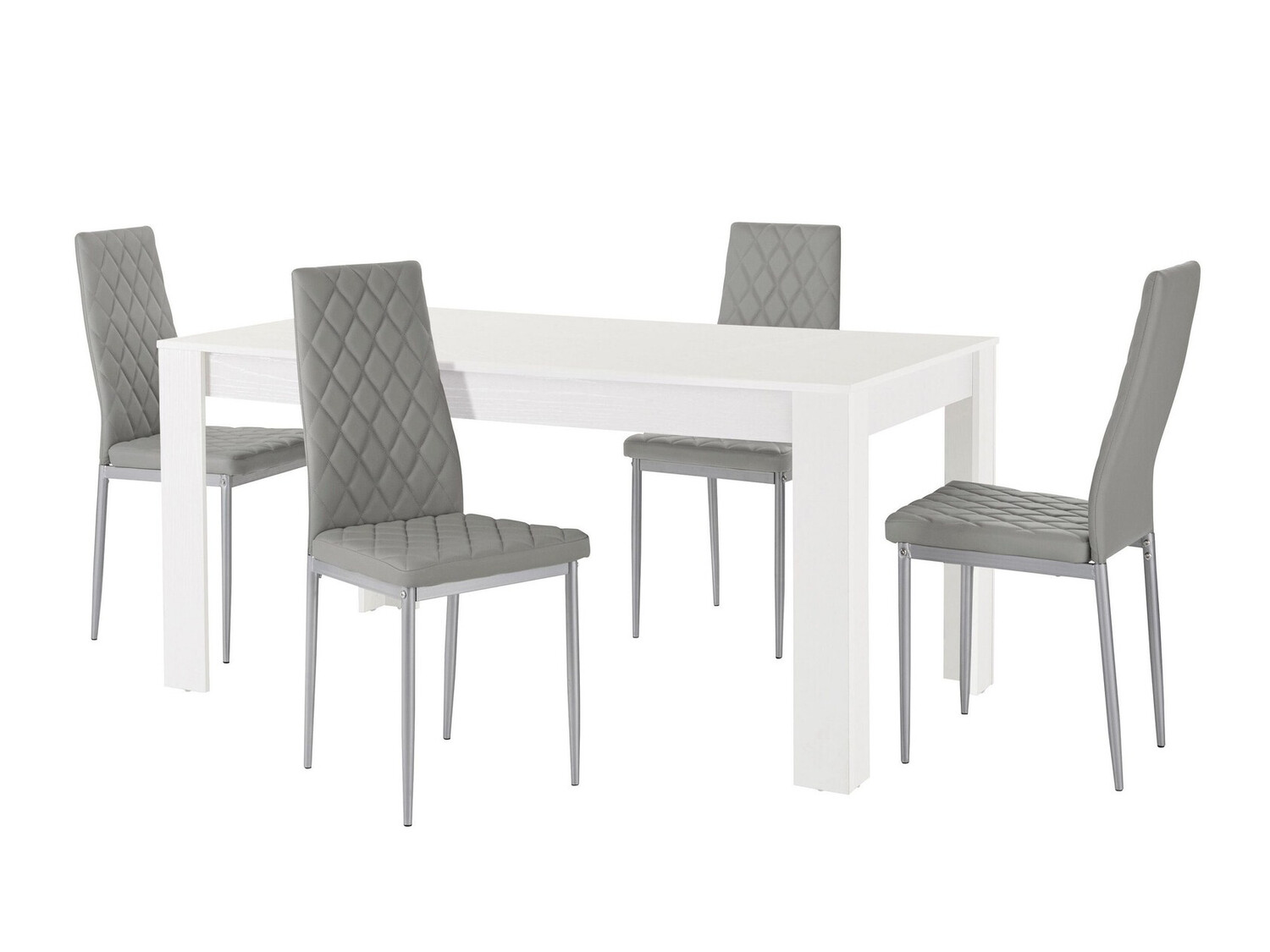 Essgruppe Denton 599 (Grau + Silber)