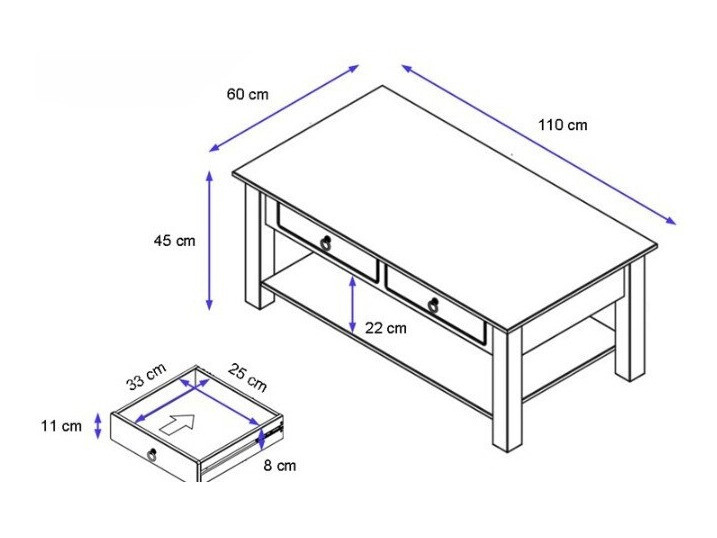 Couchtisch Denton 120 (Helles Holz)