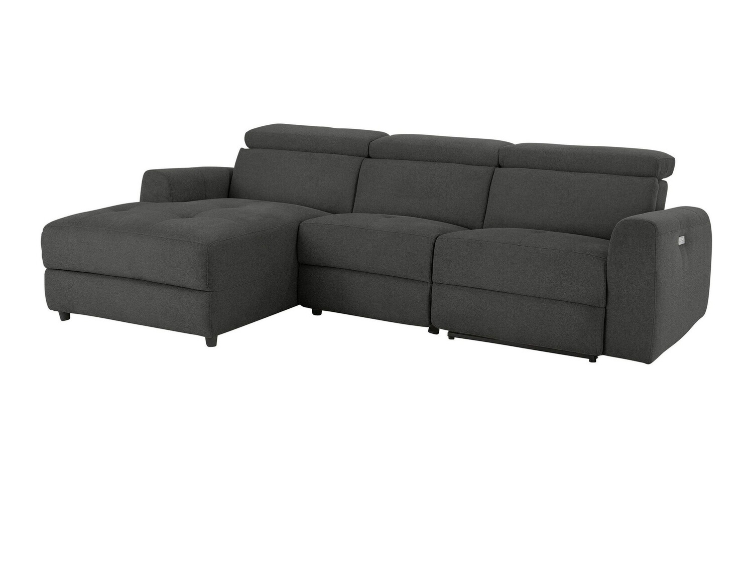 Ecksofa Liegesessel Denton 1490 (Anthrazit)